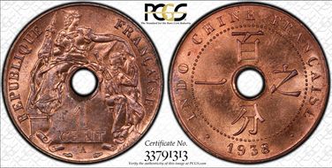 1938-A 1C Lec-99 MS64RB