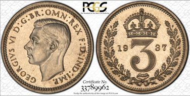 1937 3D Mdy S-4088 Crowned 3 PL65