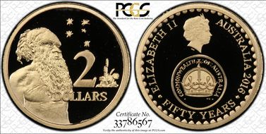 2016 $2 50 Yrs Decimal Currency PR69DCAM