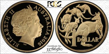 2016 $1 PR70DCAM