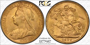 1899-P Sov S-3876 MS62