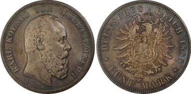 1888-F 5 Mk J-173 MS65+