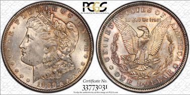 1886 $1 MS64