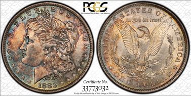 1883-O $1 MS64