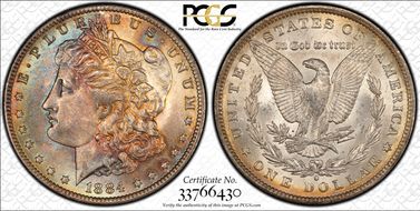 1884-O $1 MS64