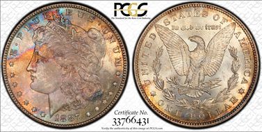 1887 $1 MS65