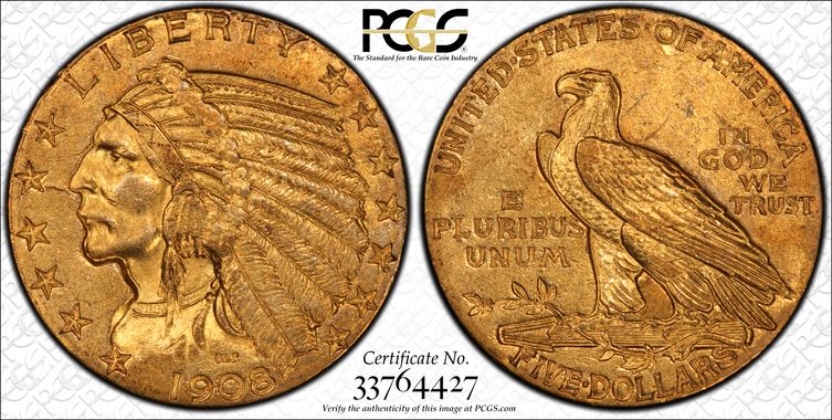 Cert 33764427 - Coin Image