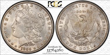 1885 $1 MS64