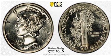 1938 10C PR67