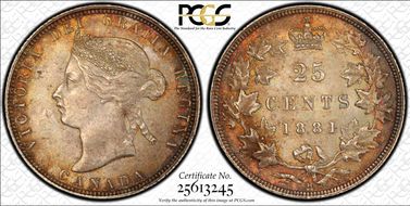 1881-H 25C MS64