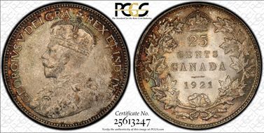 1921 25C MS66