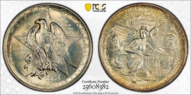 1934 50C Texas MS67+