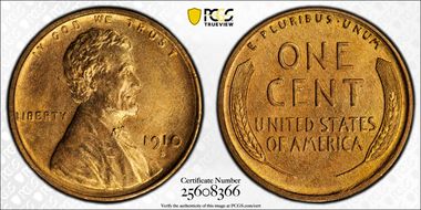 1910-S/S 1C RPM FS-502 MS66+ RD