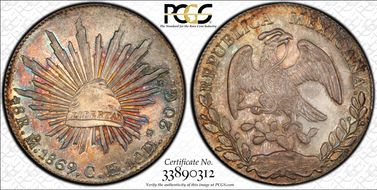 1869-Mo CH 8 R Mo56 MS64