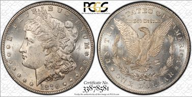 1879-S $1 Reverse of 1878 MS63