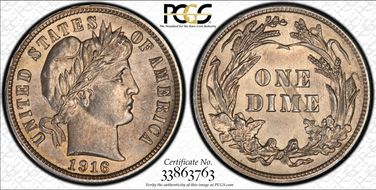 1916 10C Barber AU58