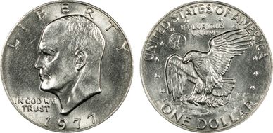 1977 $1 MS64