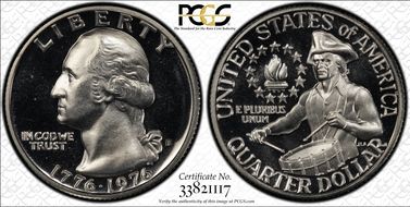 1976-S 25C Silver PR67DCAM