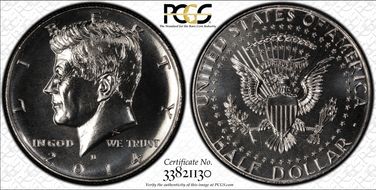 2014-D 50C 50th Anniversary Unc Set SP68