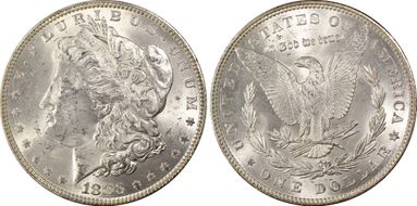1883 $1 MS63