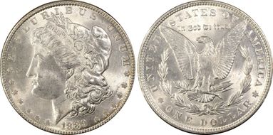 1889 $1 MS64