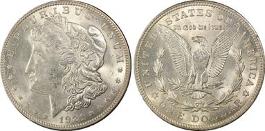 1921 $1 Morgan MS62