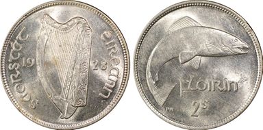 1928 Florin AU58