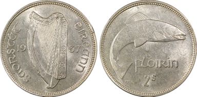1937 Florin AU58