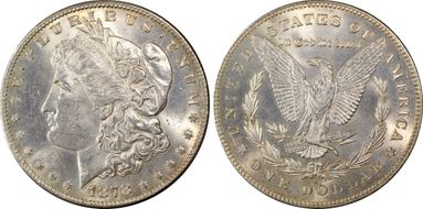 1878-S $1 MS62