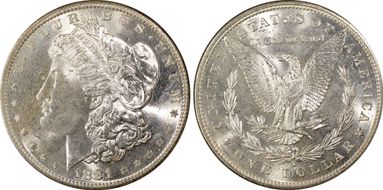 1881-S $1 MS65