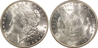 1883-O $1 MS64