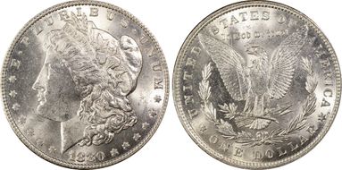 1880 $1 MS64