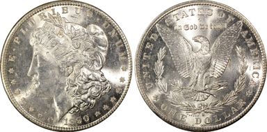 1890-S $1 MS62