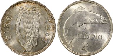 1942 Florin MS64