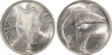 1935 Florin MS62