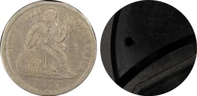 1875-CC 10C Mintmark Above Bow N1