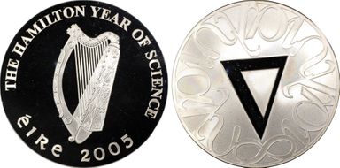 2005 € 10 Sir William R. Hamilton PR69DCAM