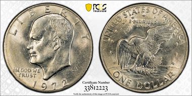 1972 $1 Type 1 MS65
