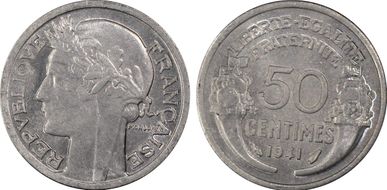 1941 50C Légère MS65