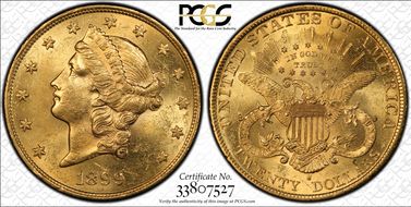 1899-S $20 N1
