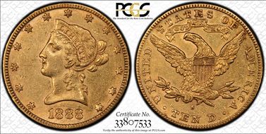 1888-S $10 N1
