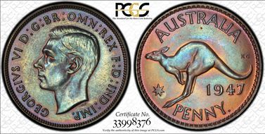 1947 Y. (p) 1D PR64BN