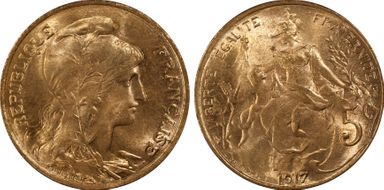 1917 5C Gad-165 F-119 MS65RD