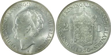 1930 2 1/2 G KM-165 MS63