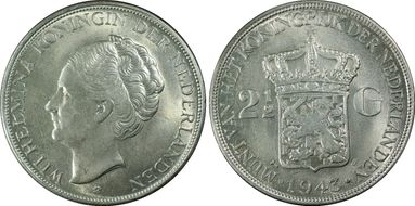 1943-D 2 1/2 G Palm Tree MS63