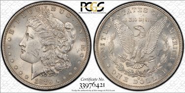 1879-O $1 MS62