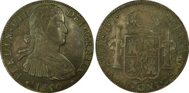 1810-Mo HJ 8 R Calico-1314 Yon-M8-110a MS64