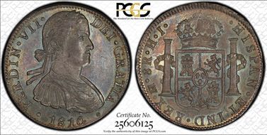 1810-Mo HJ 8 R Calico-1314 Yon-M8-110a MS64