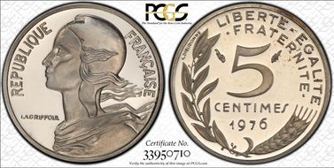 1976 5C KM-P543 Piefort Ag SP65