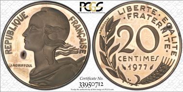 1977 20C KM-P576 Piefort Ag SP64